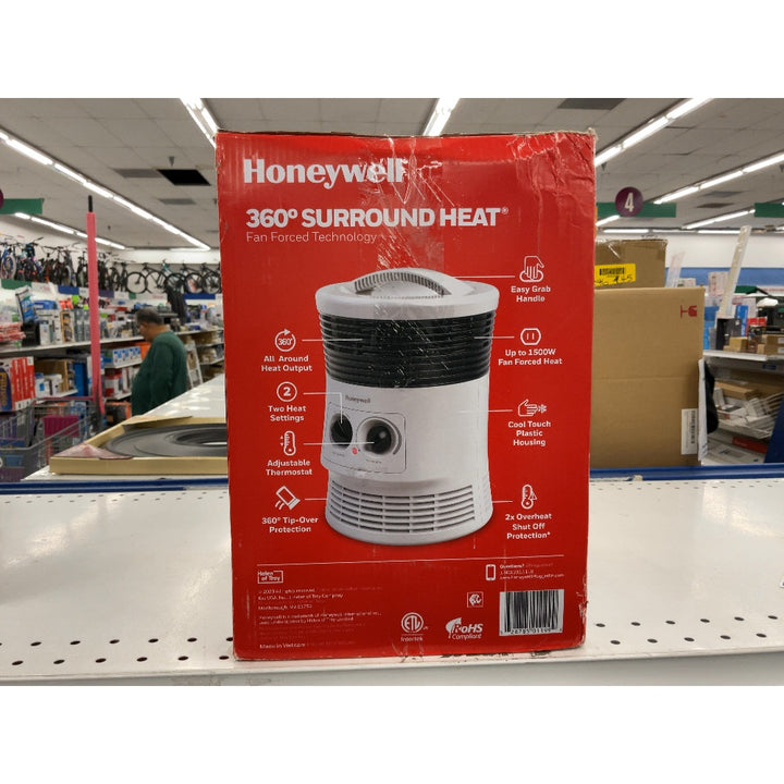 Honeywell 360Ã‚Â° Surround Heat Heater - Fan Forced, Adjustable Thermostat, Tip-Over Protection