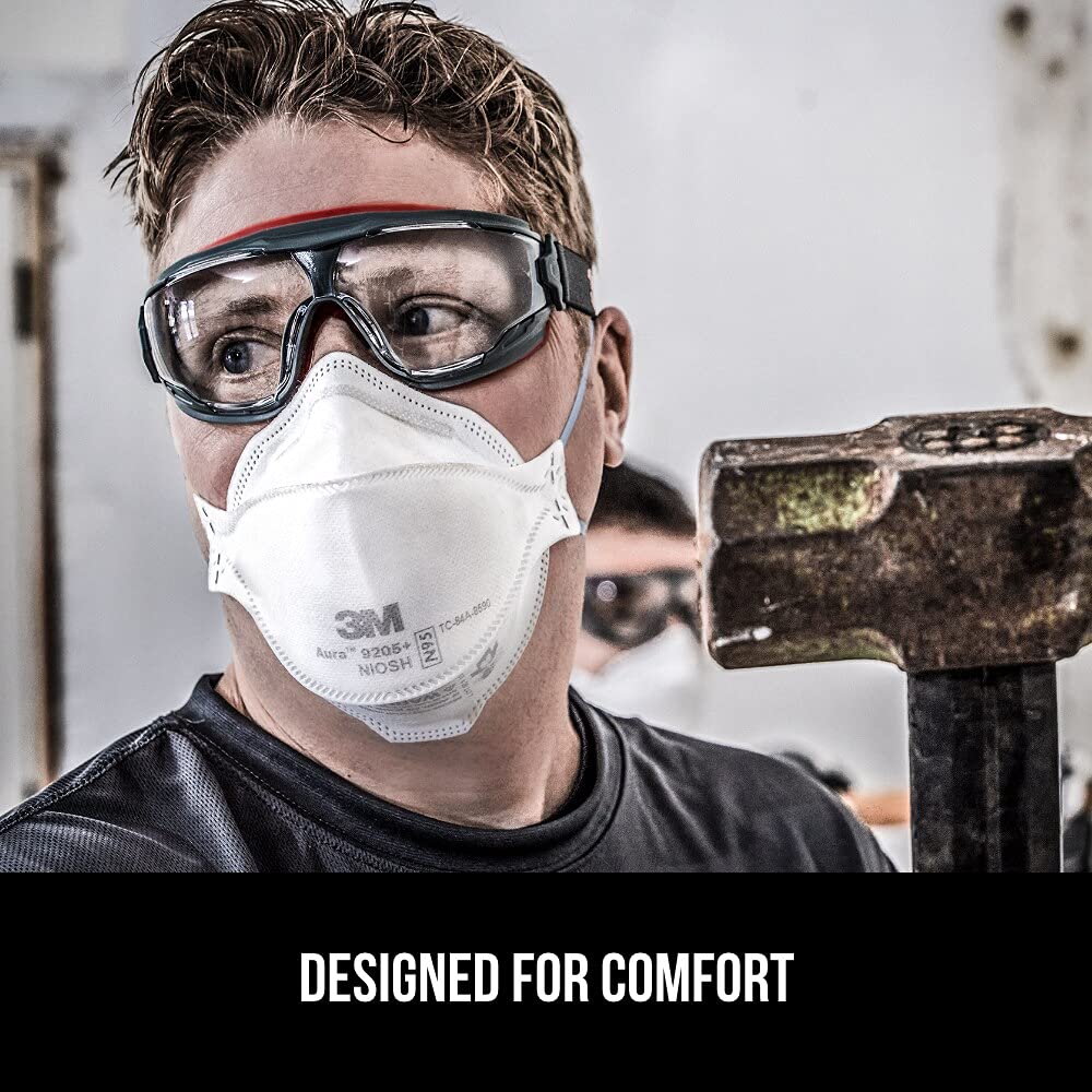 3M Aura Particulate Respirator 9205PP-3-DC, 3 eaches/Pack, 12 Packs/case