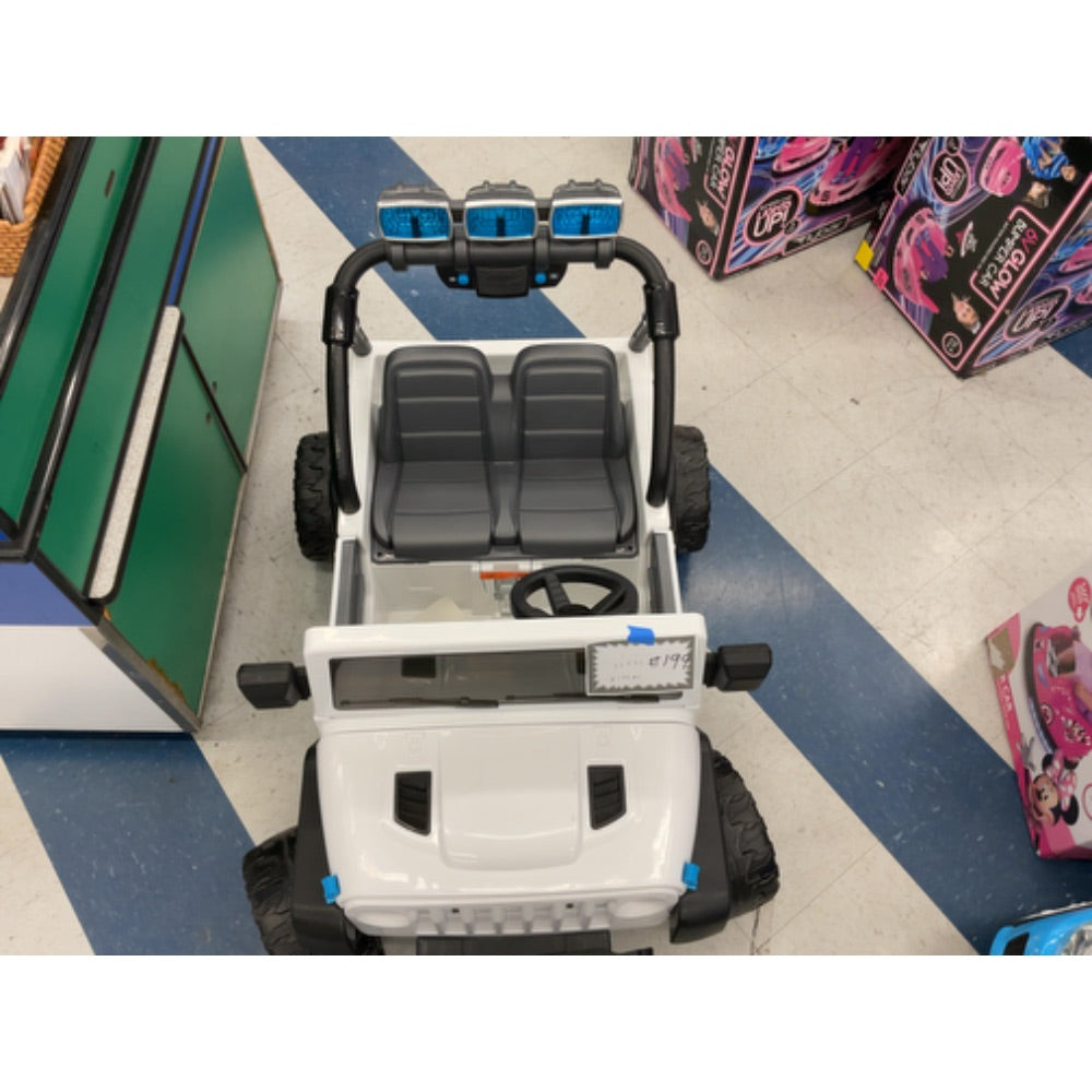 Push and peddle Brand Ride-On Car, White, Kids Vehicle
