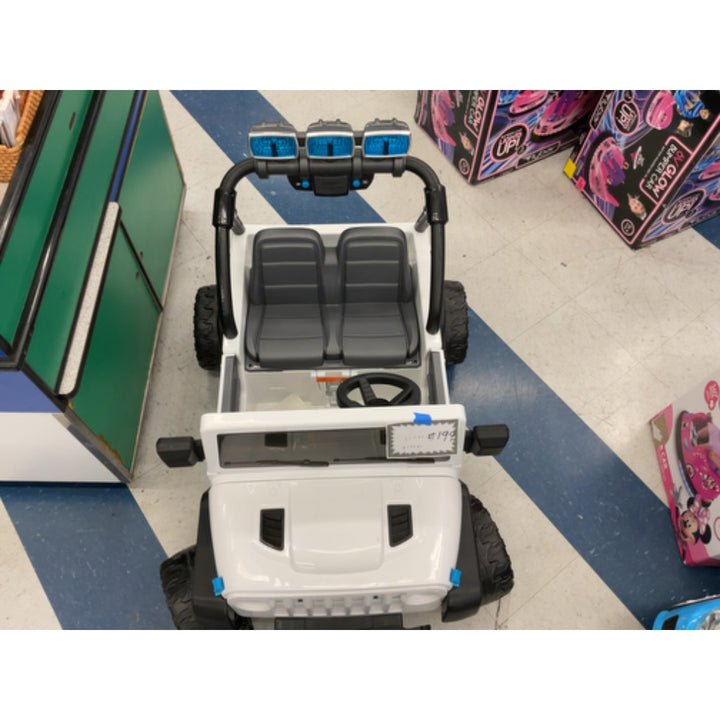 Push and peddle Brand Ride-On Car, White, Kids Vehicle