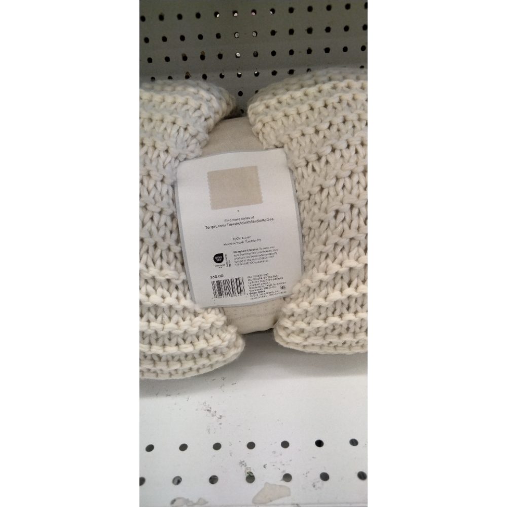 Knit Scalloped Edge Throw Blanket Cream - Thresholdâ„¢ Designed with Studio McGee