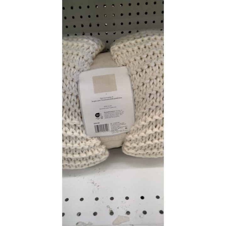 Knit Scalloped Edge Throw Blanket Cream - Thresholdâ„¢ Designed with Studio McGee