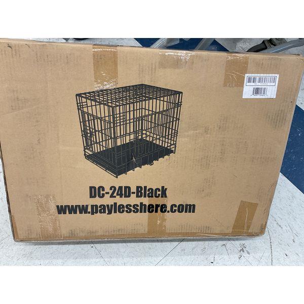 Paylesshere DC-24D-Black, Dog Crate - Black Retail $35.00
