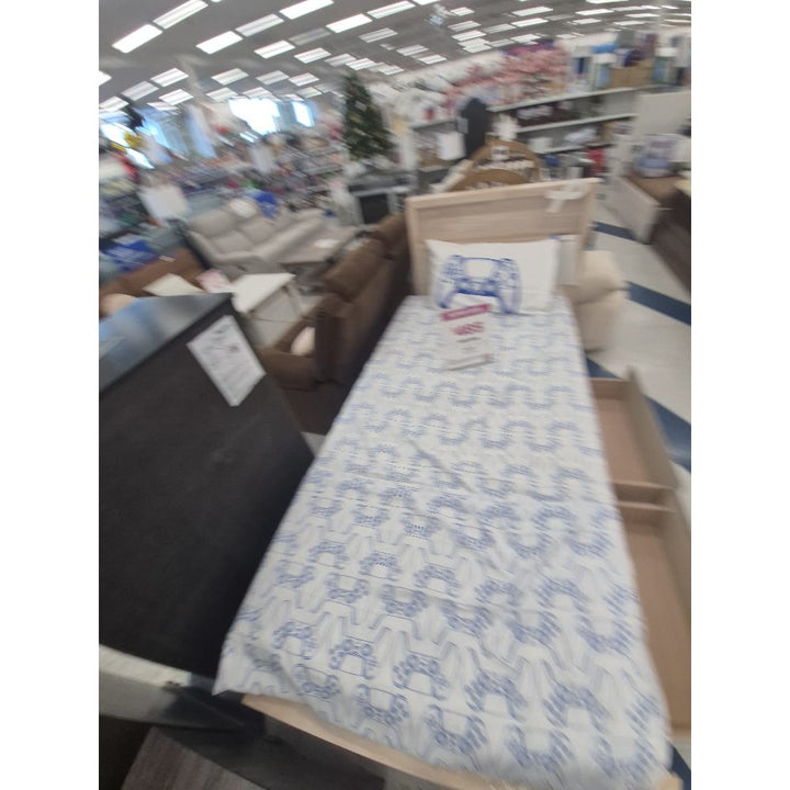 Unbranded Twin Bed - Underbed Storage Drawers, Headboard, White