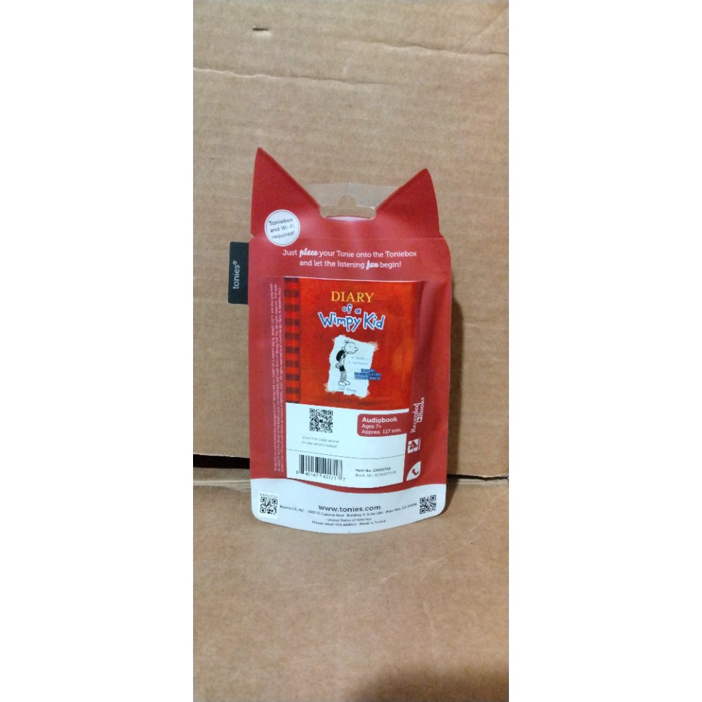 Tonies Diary of a Wimpy Kid Audio Toy Figurine from Jeff Kinney Retail $17.00