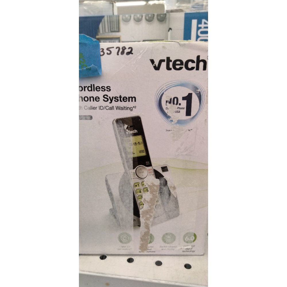 VTech CS6919 Expandable Cordless Phone, Silver/Black(Renewed)
