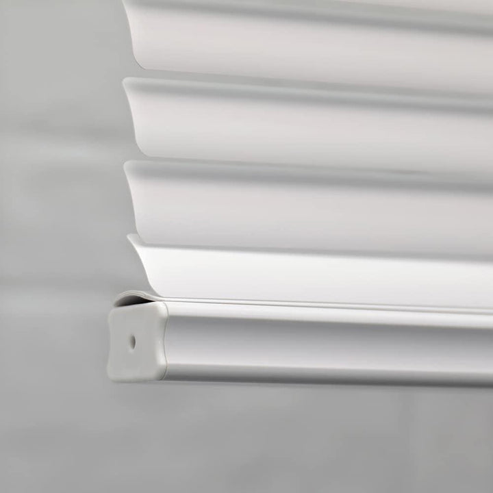 Light Filtering 1-in Slat Width 34-in X 64-in Cordless White Vinyl Light Mini