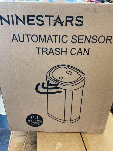 Nine Stars USA Touchless Infrared Trash Receptacle Model-42-9 Retail $43.96