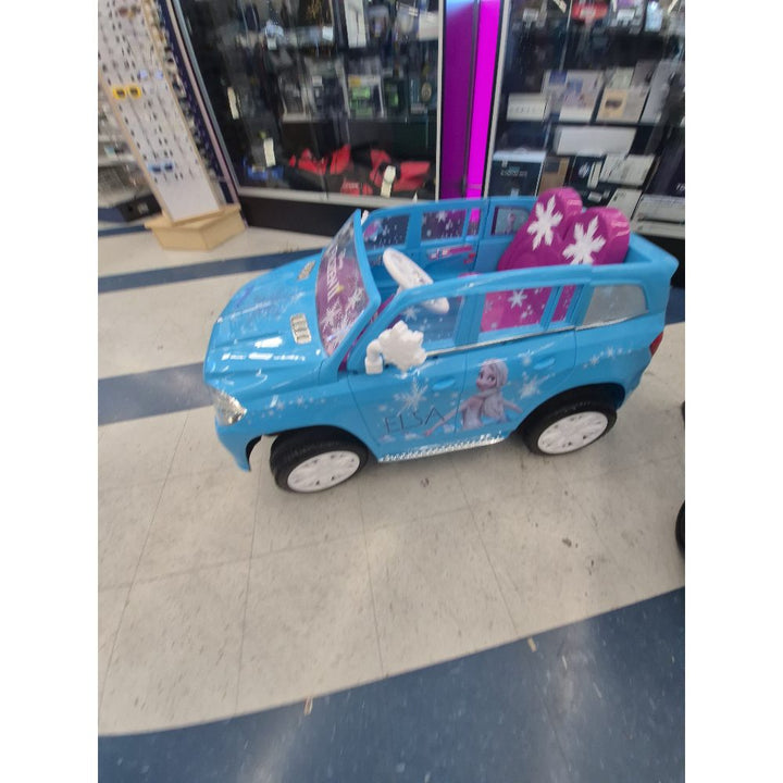 Disney Frozen II Ride-On Car, Battery Powered - Blue