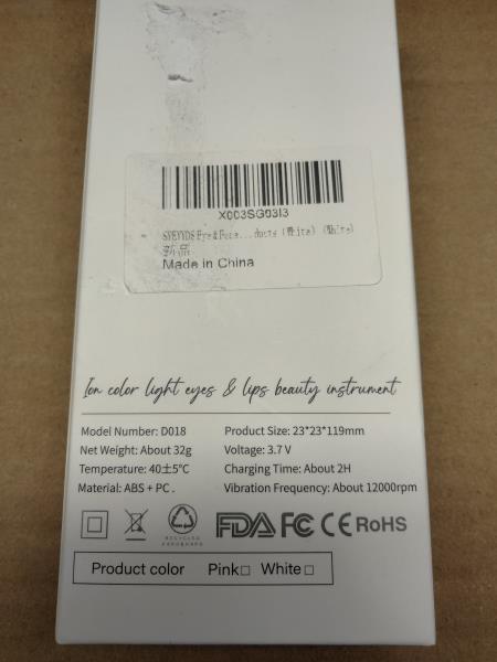 Eyes & Lips Beauty Instrument - Ion Color Light, Beauty Instrument - D018, Vibration Frequency Retail $25.00