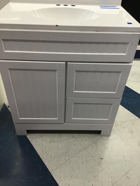RSI Home Products, AP933-YY, Solid White Vanity Retail $350.00