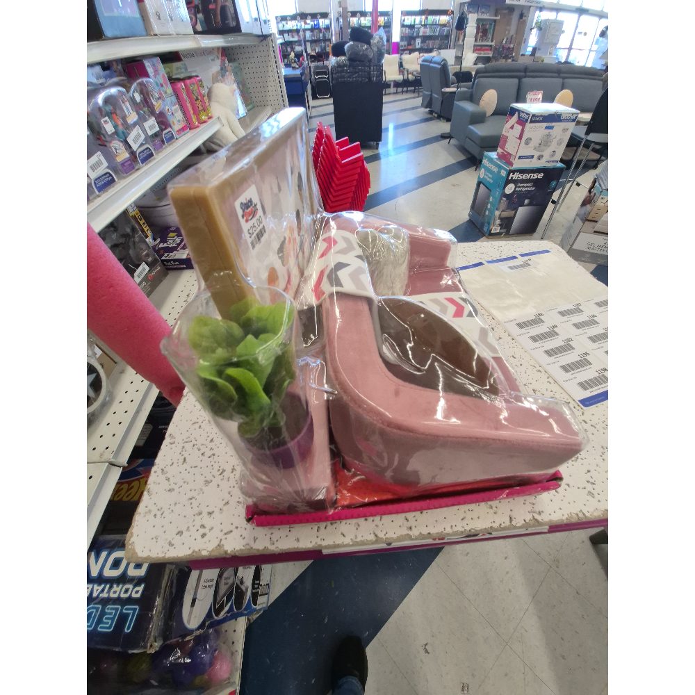 Our Generation Doll Sofa, Mini Furniture Set, Pink - Accessory