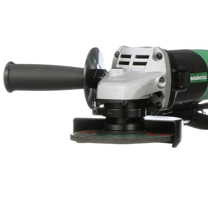 Metabo HPT 4-1/2-Inch Angle Grinder, Includes 5 Grinding Wheels & Hard Case, 6.2-Amp Motor, Compact & Lightweight, G12SR4