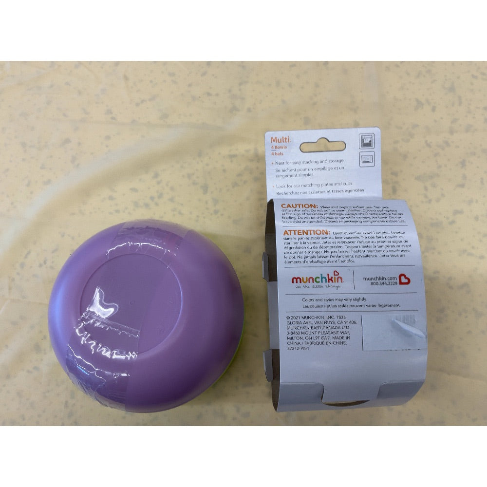 Munchkin Multi 4 Bowls, BPA Free, Feeding Essentials