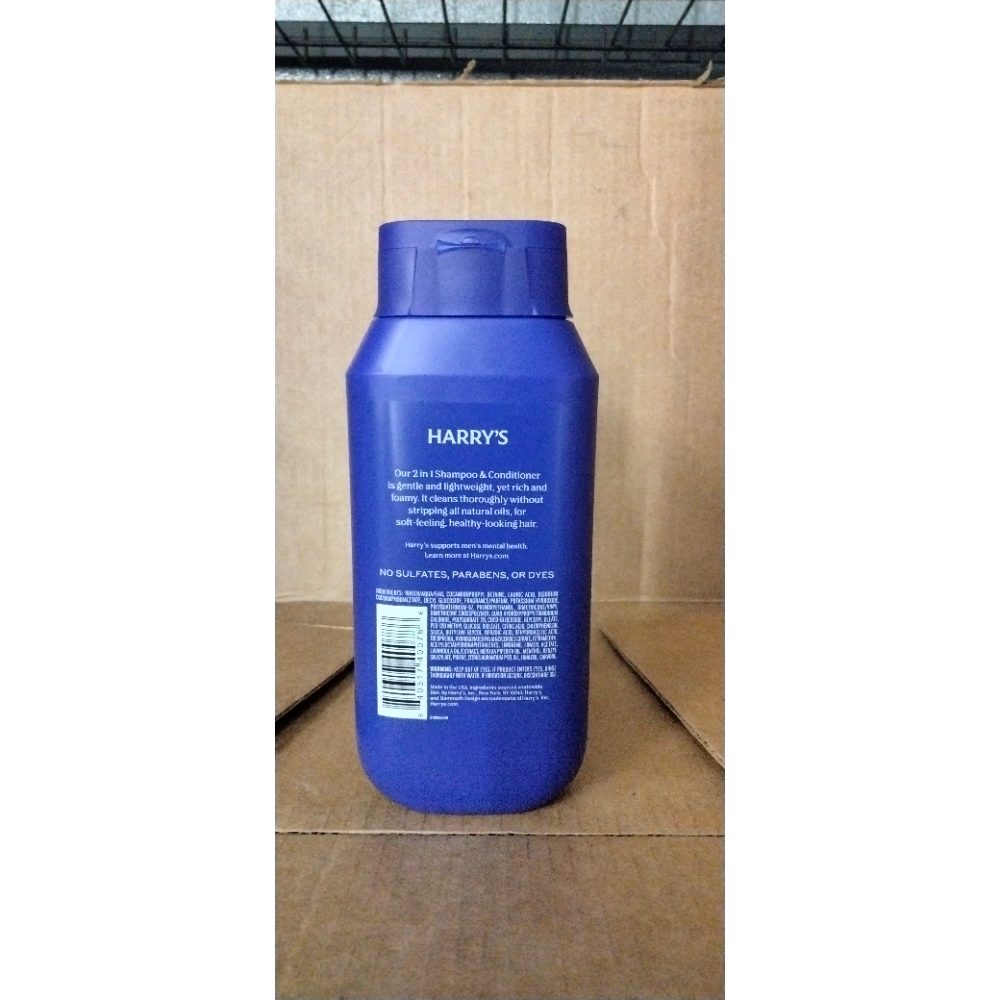 Harry's Men's 2 in 1 Shampoo and Conditioner - Stone - 14 Fl Oz Retail $7.00