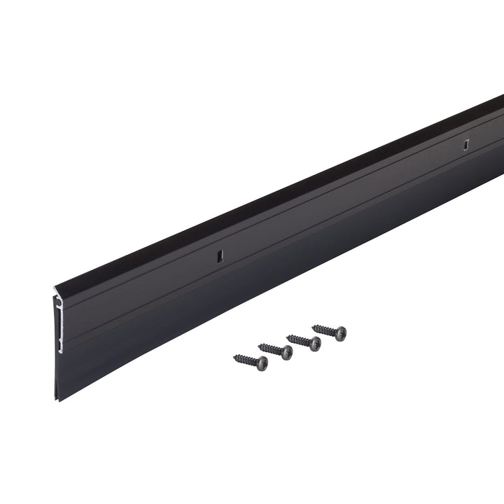 M-D Building Products 05652 All-Season Door Sweep, Heavy Duty Aluminum and Vinyl, Ideal for Residential & Commercial Use, Easy Installation, Ensure Comfort and Save Energy (36 Inch, Bronze)