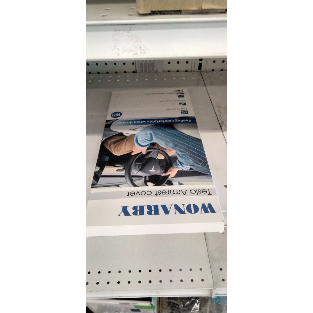 Wonarby Tesla Model 3/Y Armrest Accessories - Center Console Cover for Tesla - Car Armrest Box Cover Decoration Interior for Model 3 2017-2023 2024 2025 or Model Y 2020-2023 2024 2025 - White