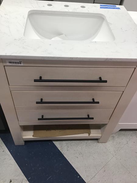 Whalen Furniture Manufacturing WSWL30IFVW, Bathroom Vanity Retail $450.00