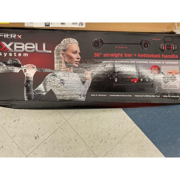 FitRx XBell System - 36" Straight Bar, Kettlebell Handle Retail $59.97