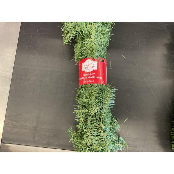 Holiday Time Non-Lit Branch Garland - 9 ft
