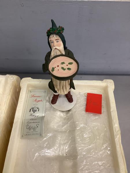 Duncon Royale History of Santa Wassail Collectors Edition Figurine Retail $50.00