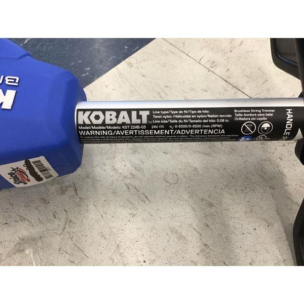 Kobalt KST 2248-03 - Brushless String Trimmer, 0.08 in Line Retail $99.00