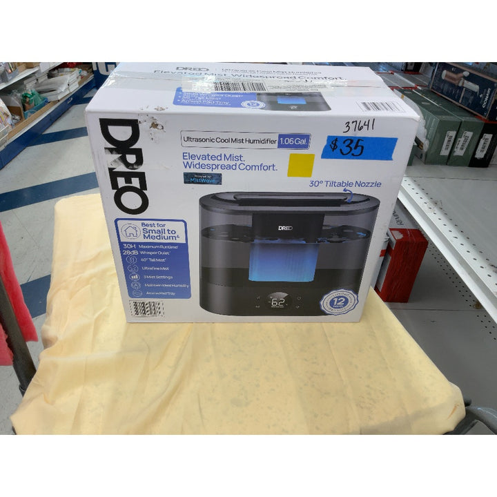 DREO Ultrasonic Cool Mist Humidifier - 1.06 Gal, Elevated Mist, 30H Runtime