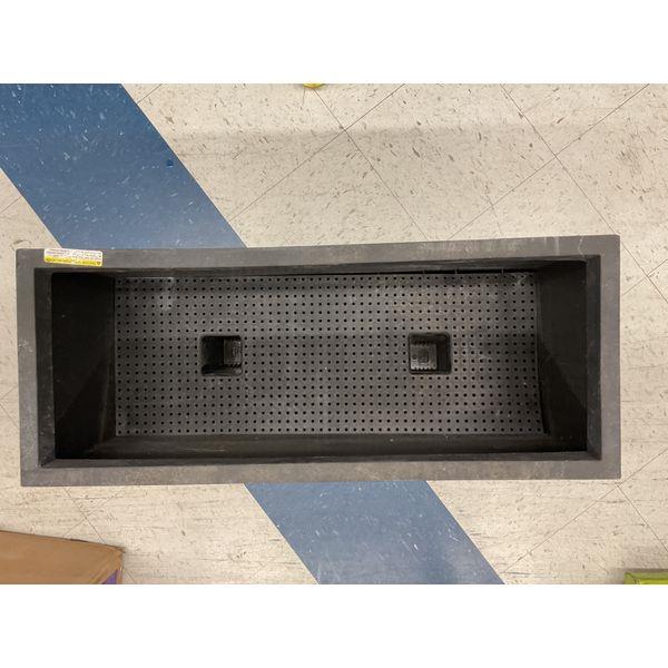 Rectangular Planter Box, Gray, Durable