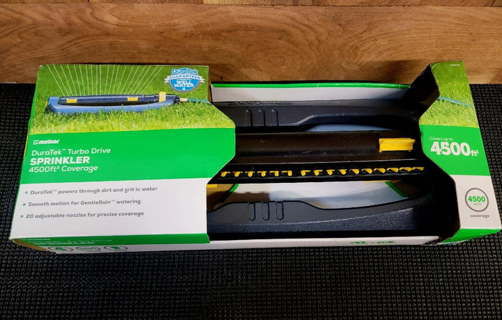 NEW Melnor DuraTek Turbo Drive Oscillating Sprinkler, 4500 Sq Ft Coverage