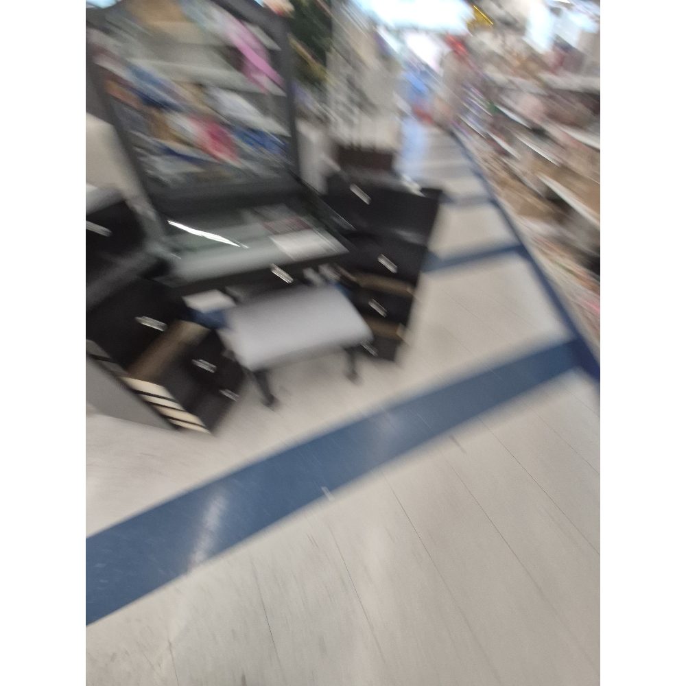 Vanity Set - Mirror, Drawers, Stool - Black