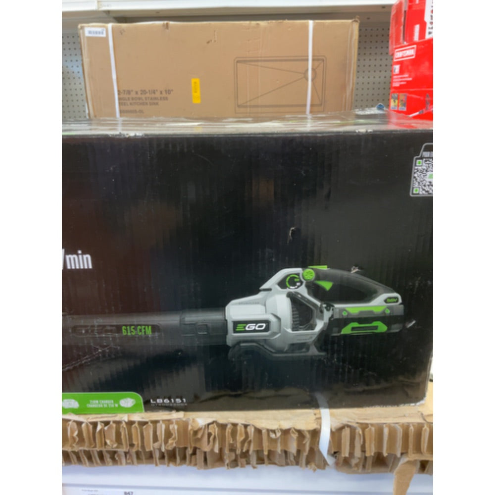 EGO Power+ LB6151 615 CFM Variable-Speed 56-Volt Lithium-ion Cordless Leaf Blower with 2.5Ah Battery and Charger Included