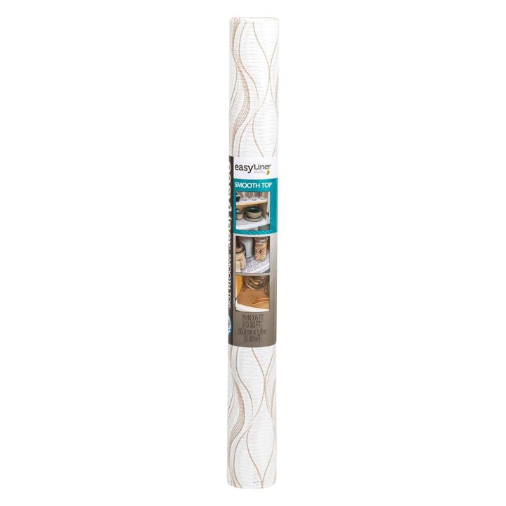 Duck Brand Easy Liner Smooth Top 20" x 6' Shelf Liner | Taupe Svelte Retail $5.97