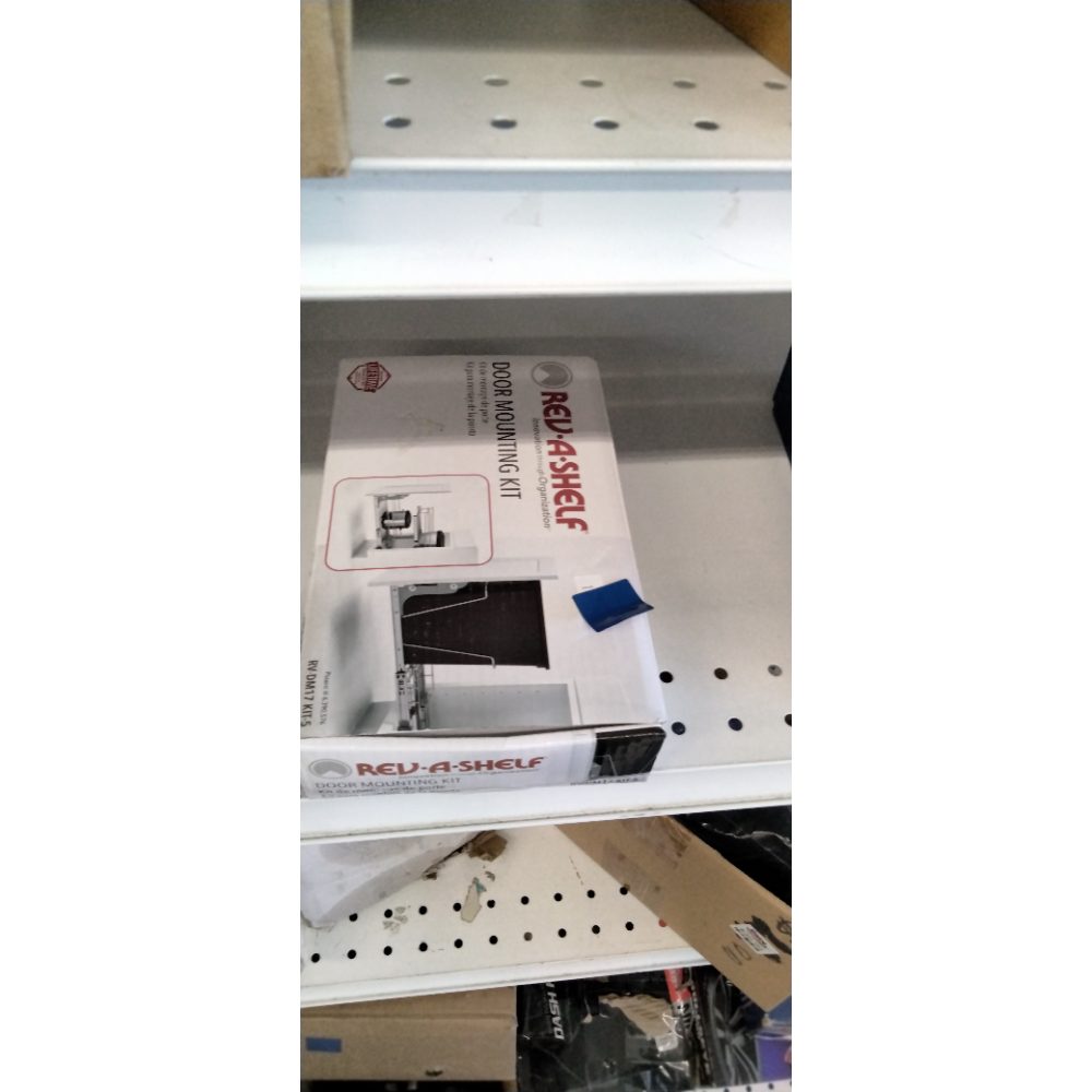 REV A SHELF RV-DM17KIT-5 Heavy Duty Door Mounting Kit Silver