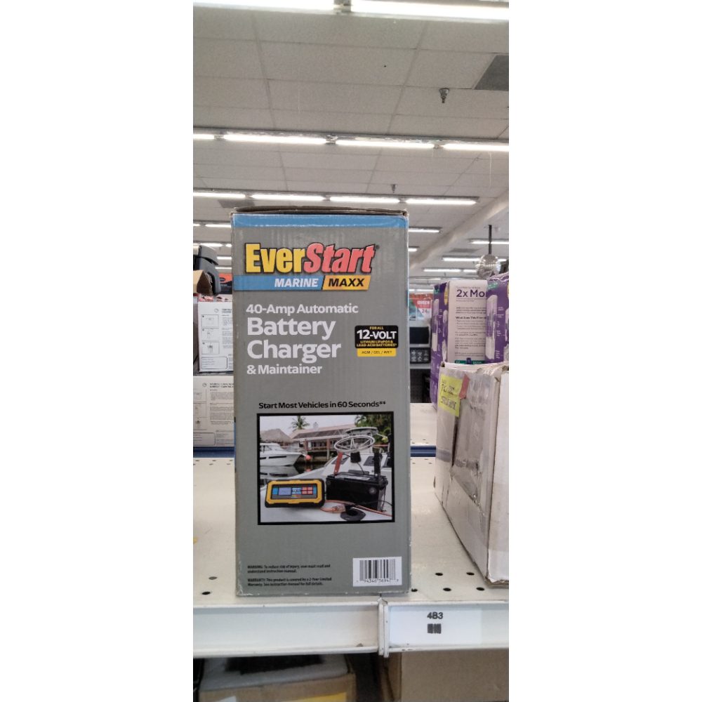 EverStart Maxx Marine 40 Amp Marine Battery Charger and Maintainer