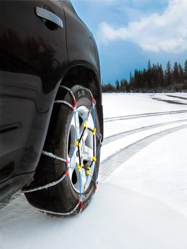 SCC SZ429 Super Z6 Cable Tire Chain for Passenger Cars, Pickups, and SUVs - Set of 2,Silver Retail $185.40