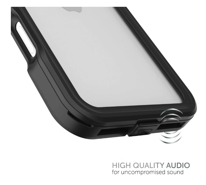 Body Glove Tidal Waterproof Phone Case for iPhone 16 Pro Max - Black/Clear Retail $22.88