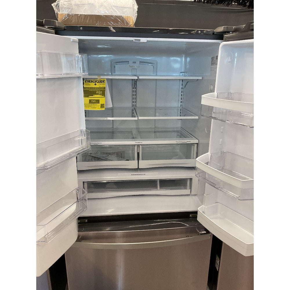 GE Brand French Door Refrigerator - Super Deal, Stainless Steel Finish