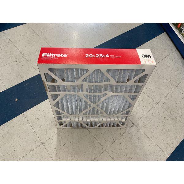 Filtrete 20x25x4 AC Furnace Air Filter, MERV Rating, Home Air Quality Retail $25.00