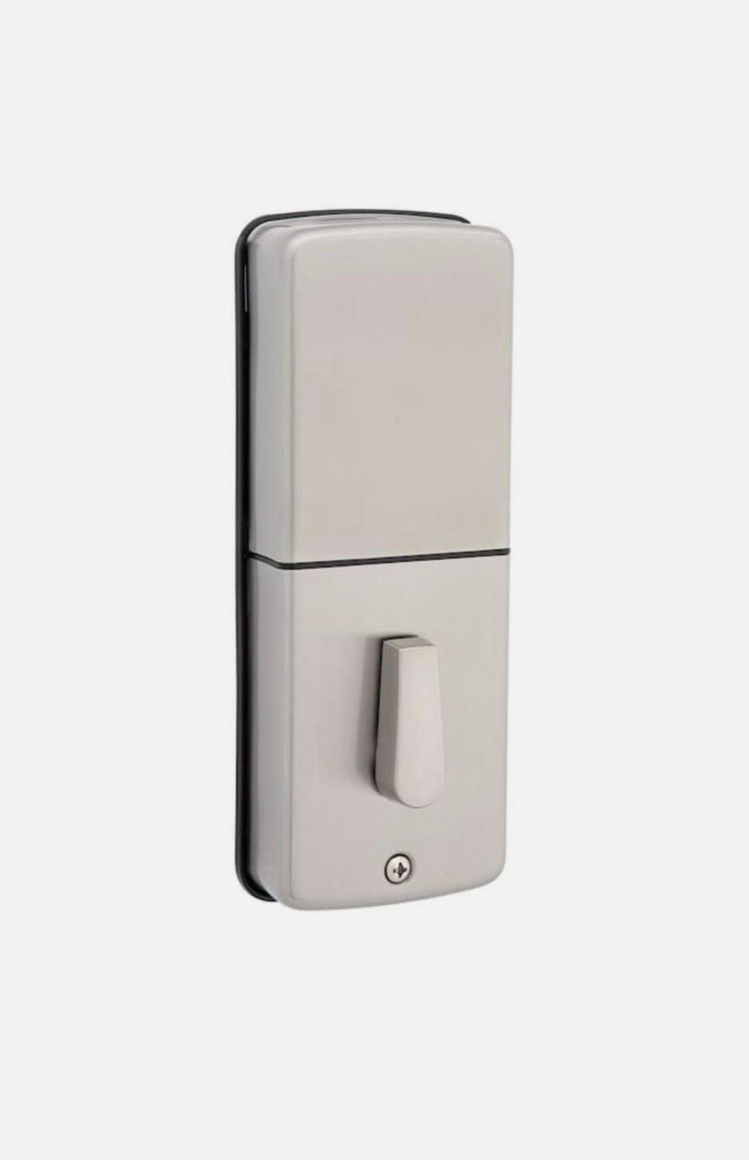 Reliablit Satin Nickel Electronic Deadbolt with Keypad & Passage Door Handle