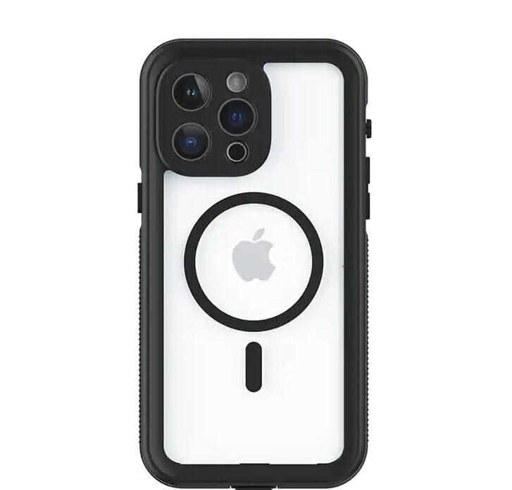 Body Glove Tidal Waterproof Case with Magsafe for iPhone 14 Pro - Black/Clear Retail $19.88