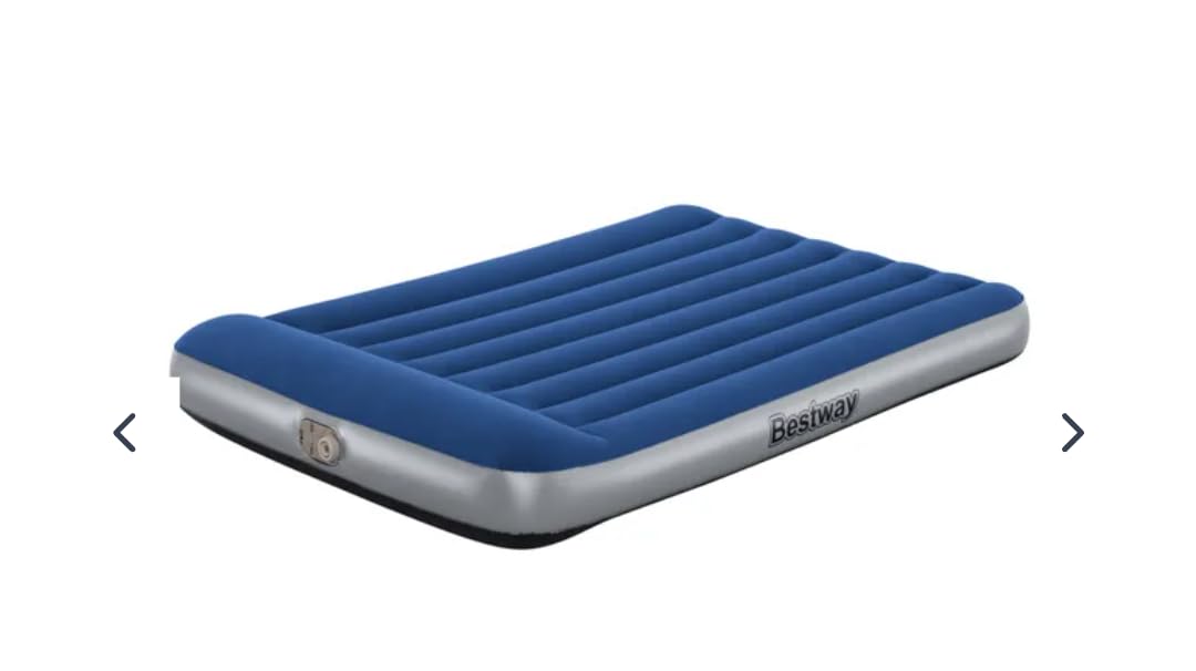 Tritech Airbed 12 Inch with Built-in AC Pump, Twin (Blue) Retail $25.84