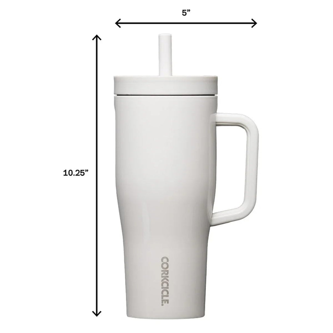 Corkcicle Leakproof Hydration Set, 2-Pack Go Cup XL (30oz) and Cruiser (22oz) Insulated Tumblers with Straws Retail $42.00