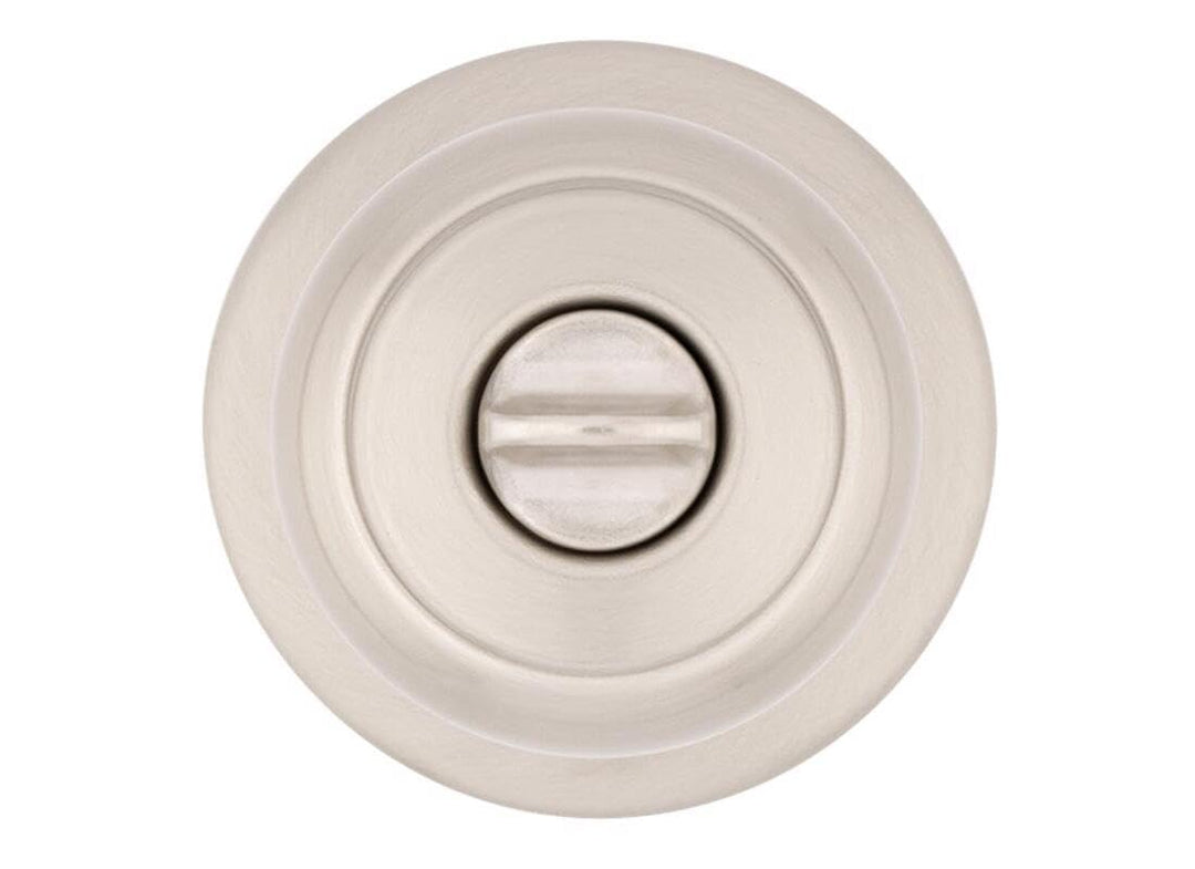 Kwikset SmartKey Security Satin Nickel Entry Knob KW1 2-3/4 in.