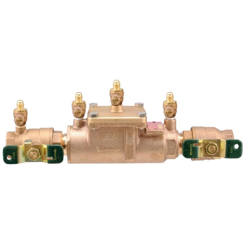 Watts 0960080 LF007M1-QT 1 R 1 Inch Lead Free Double Check Valve Assembly, Quarter Turn Shutoff With SInchgle Top Entry Retail $199.98