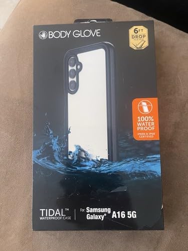 Body Glove Tidal Waterproof Phone Case for Samsung Galaxy A16 5G – Black/Clear Retail $22.88