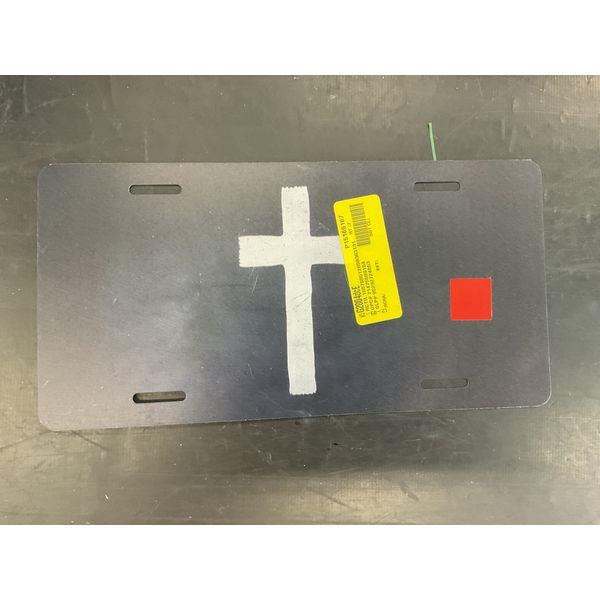 Cross License Plate - Religious Decor, Custom Design, Car Accessory