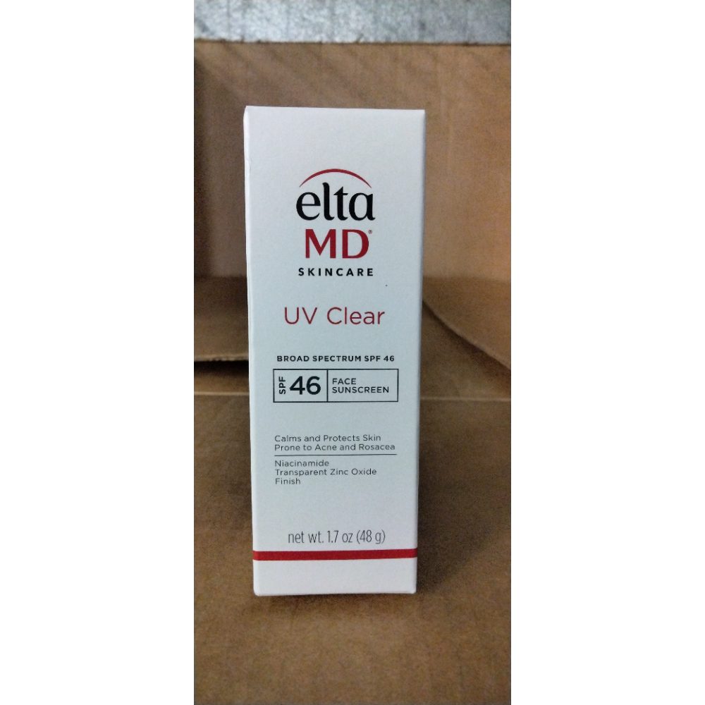 EltaMD UV Clear Face Sunscreen SPF 46, Oil Free for Face with Zinc Oxide, Dermatologist Recommended Sunscreen Lotion, For Acne-Prone Sensitive Skin, 1.7 oz Pump Retail $45.00
