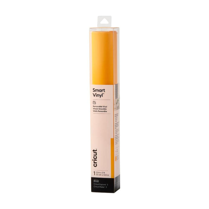 Cricut Smart Removable Vinyl, Maize Yellow - 3ft Roll (13'x36') for Explore and Maker 3 - Matless Cutting for Long cuts up to 12ft