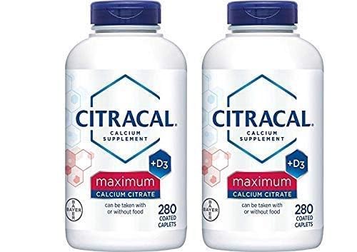 Citracal - Calcium Citrate with Vitamin D3 - 1 Bottles, 280 Caplets Each Retail $25.99