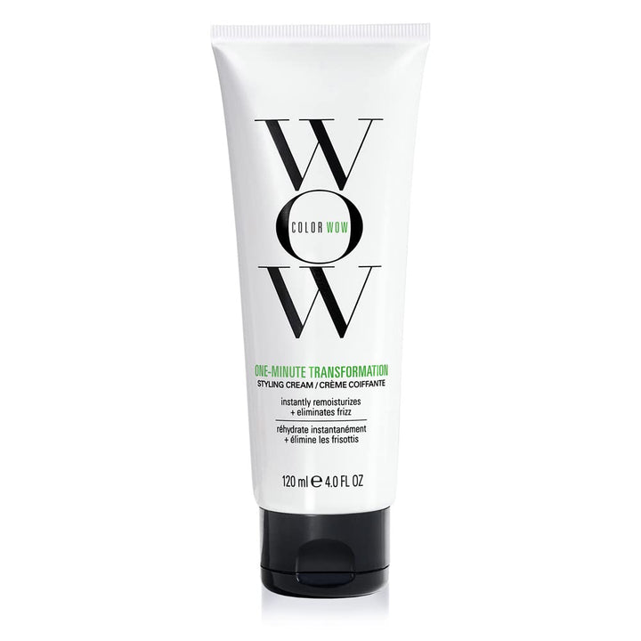 COLOR WOW One Minute Transformation Ã¢â‚¬â€œ Instant frizz fix| Nourishing styling cream smooths, tames + defrizzes on the spot, Avocado oil + Omega 3Ã¢â‚¬â„¢s hydrate, repair for silkier, smoother texture